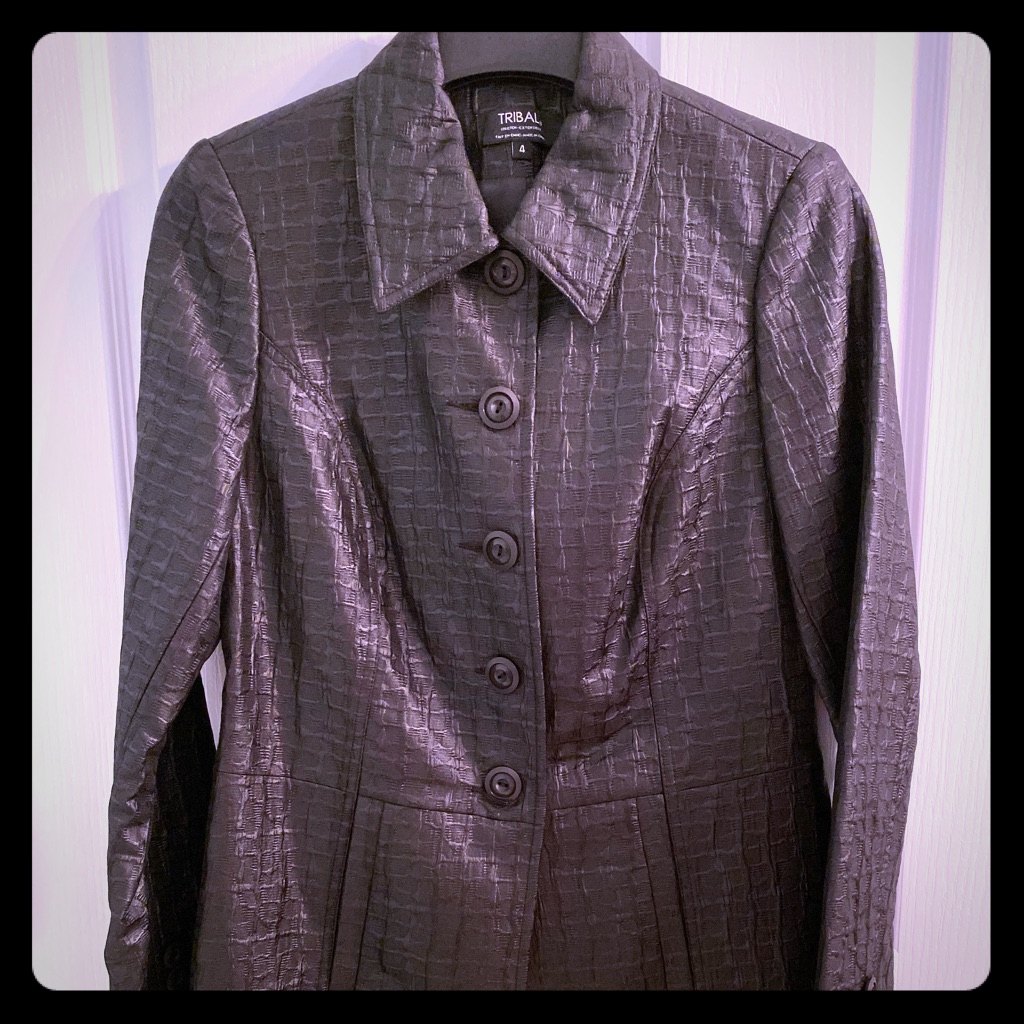 Tribal Black Jacket Size 4